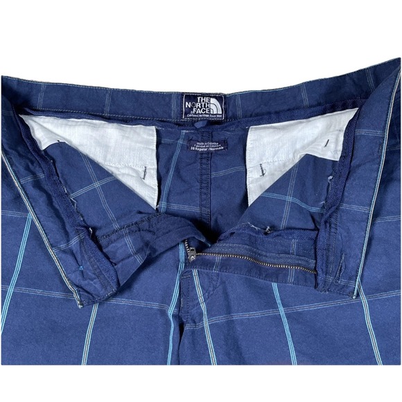 VTG The North Face Chino Shorts Men Sz 38 Reg 100% Cotton Casual Navy 9.5"inseam - Picture 3 of 11